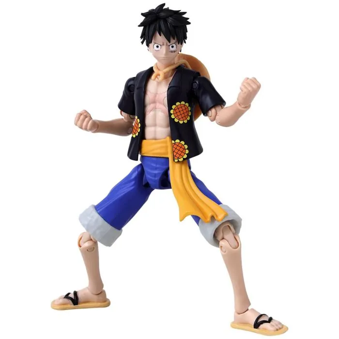 One Piece - Monkey D. Luffy (Dressrosa Version) Anime Heroes 6.5" Scale Action Figure