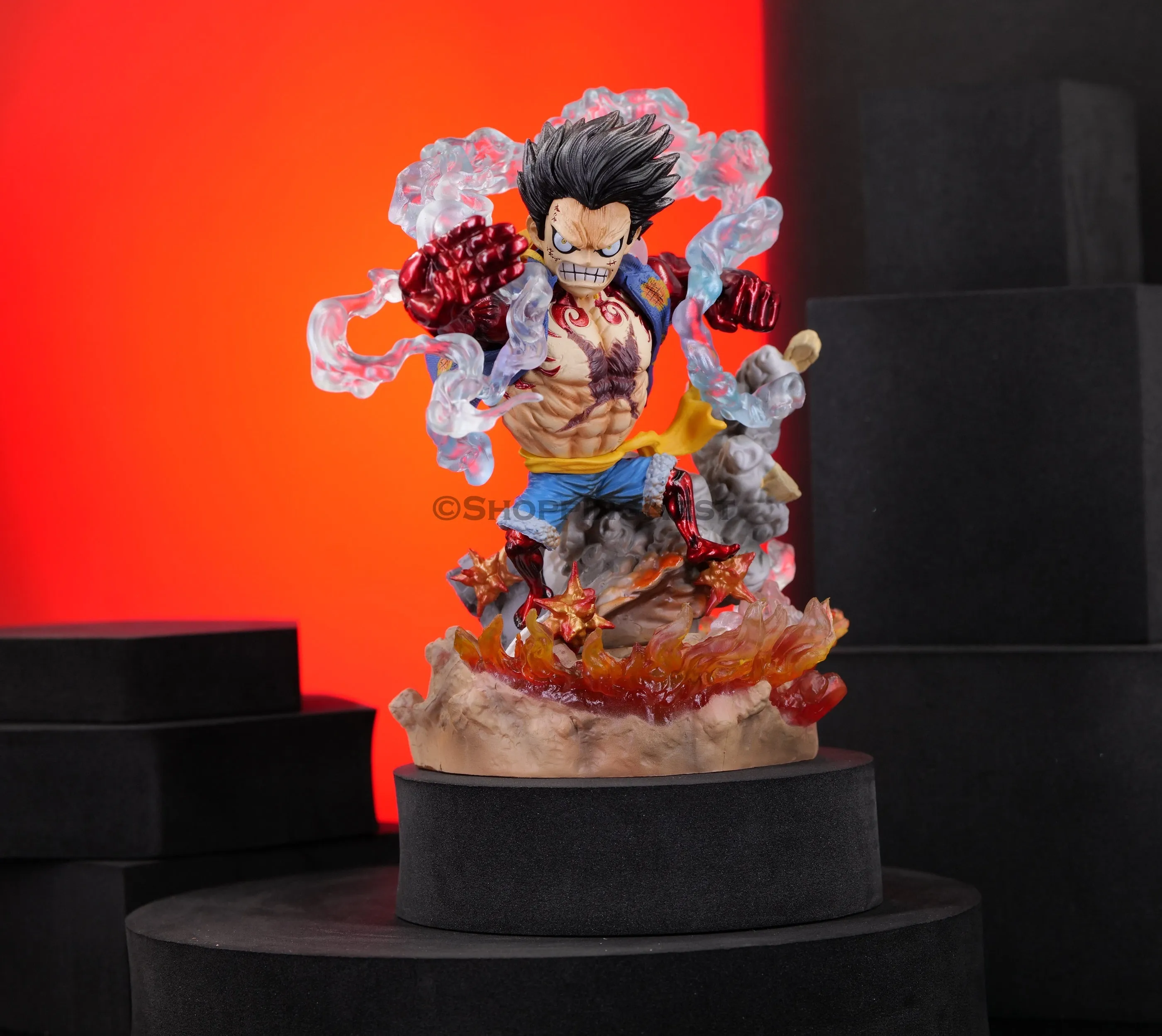 One Piece Monkey D Luffy G5 Gear Fourth Ape King Spear Action Figure | 16 CMS |