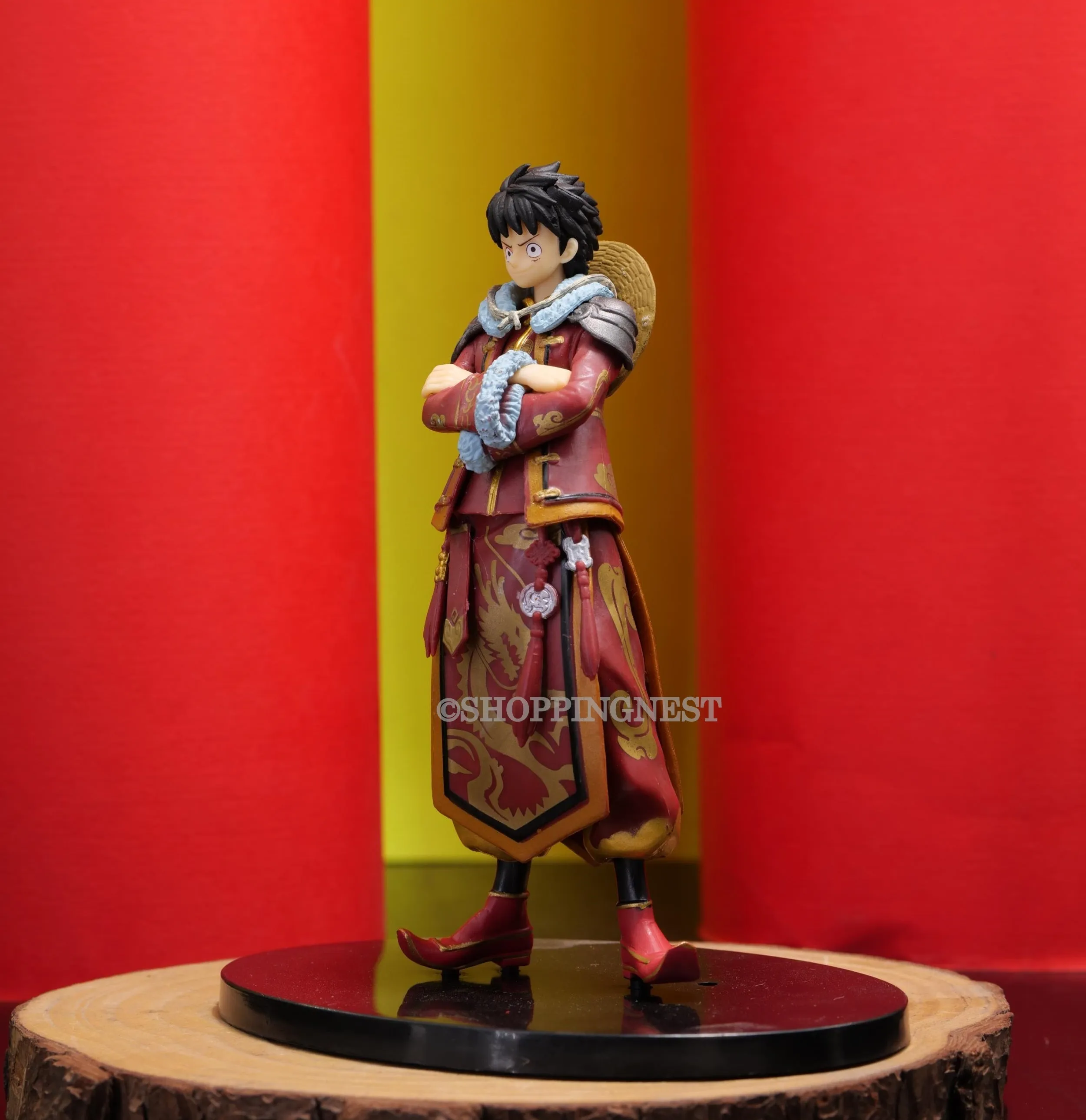 One Piece | Monkey D Luffy Land of Wano Style Anime Action Figurine | 17 Cm |