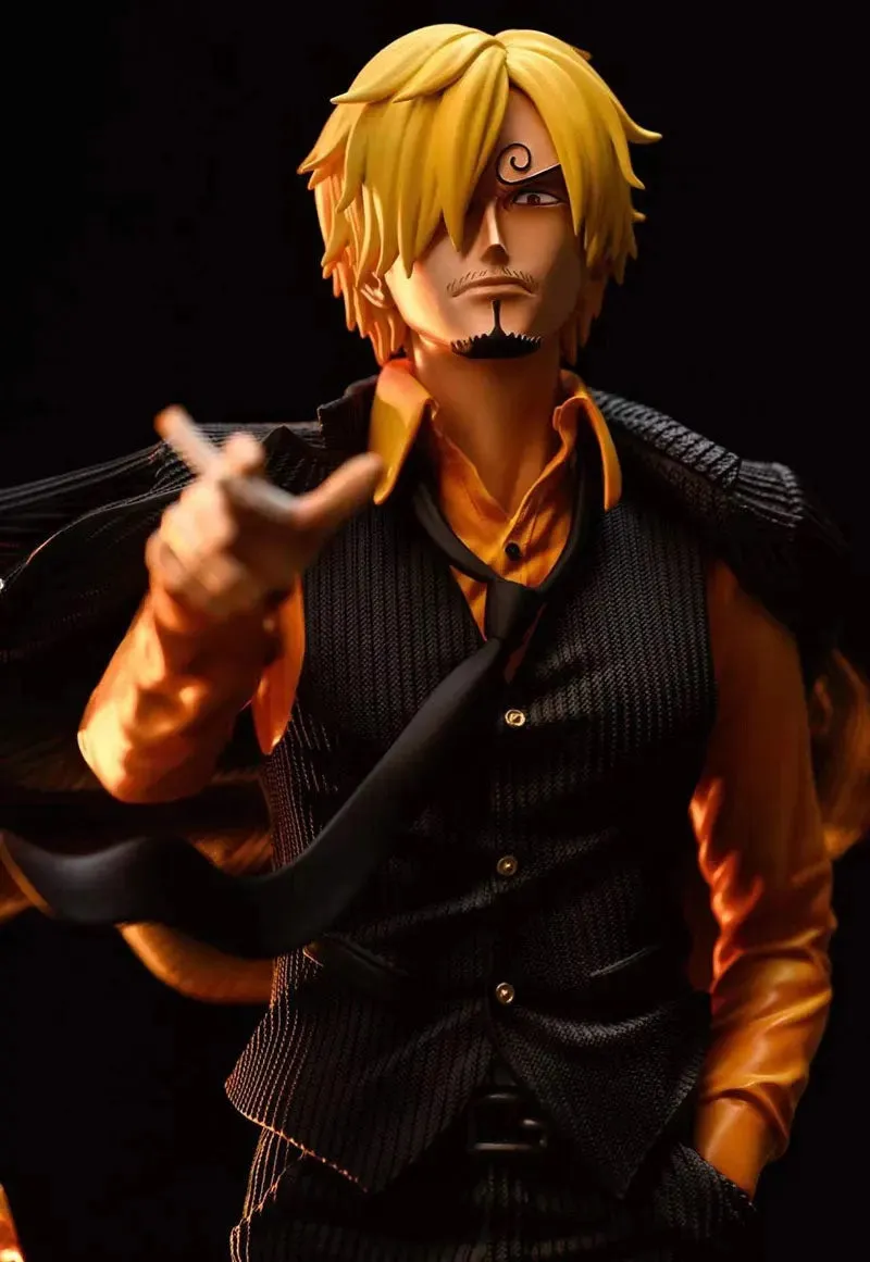 One Piece | Vinsmoke Sanji Peripheral Cook Anime Action Figure | 31 Cm |