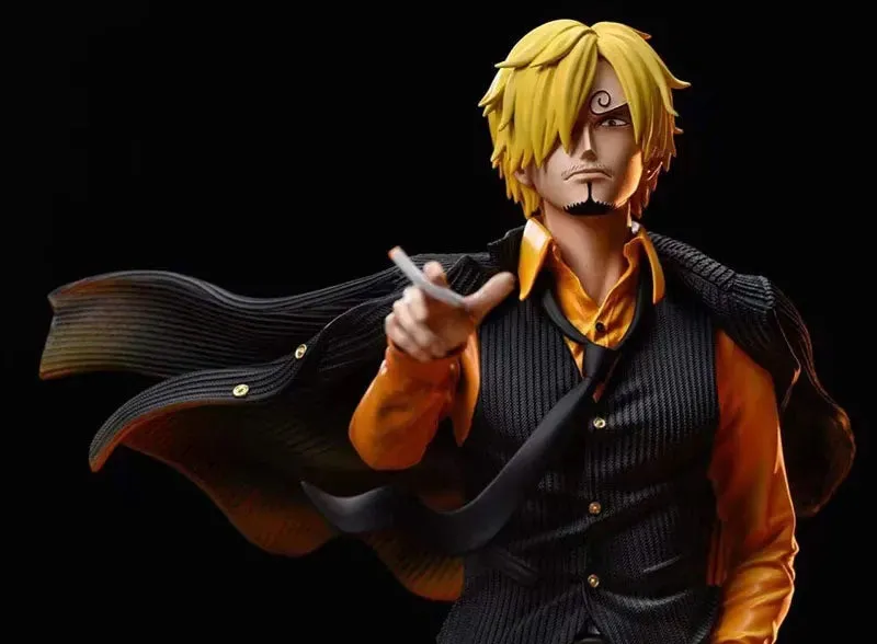 One Piece | Vinsmoke Sanji Peripheral Cook Anime Action Figure | 31 Cm |