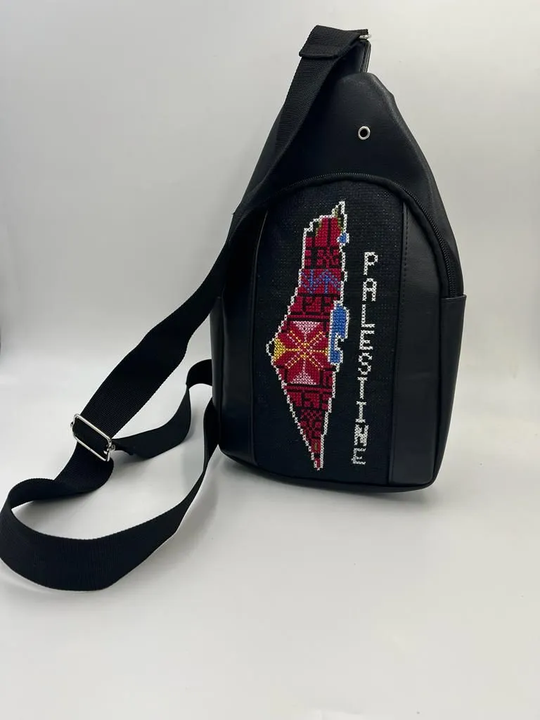 “Palestine” Unique Hand Embroidery Backbag