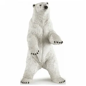 Papo Standing Polar Bear Animal Figure 50172