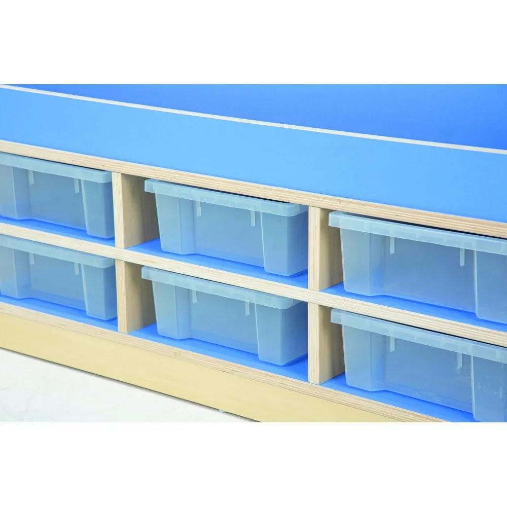 Pastel Blue Book Storage unit