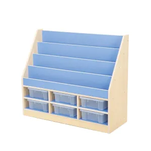 Pastel Blue Book Storage unit