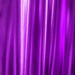 Purple Metallic Foil Spandex Apparel Fabric