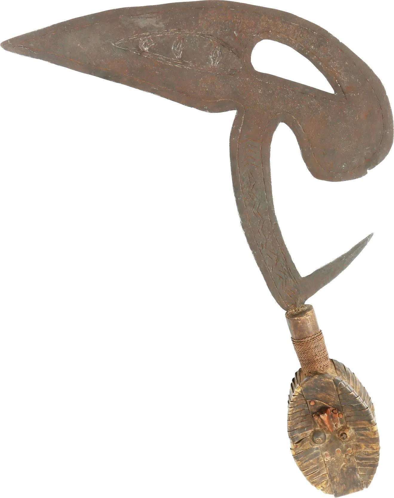 RARE KOTA BIRD HEAD SWORD