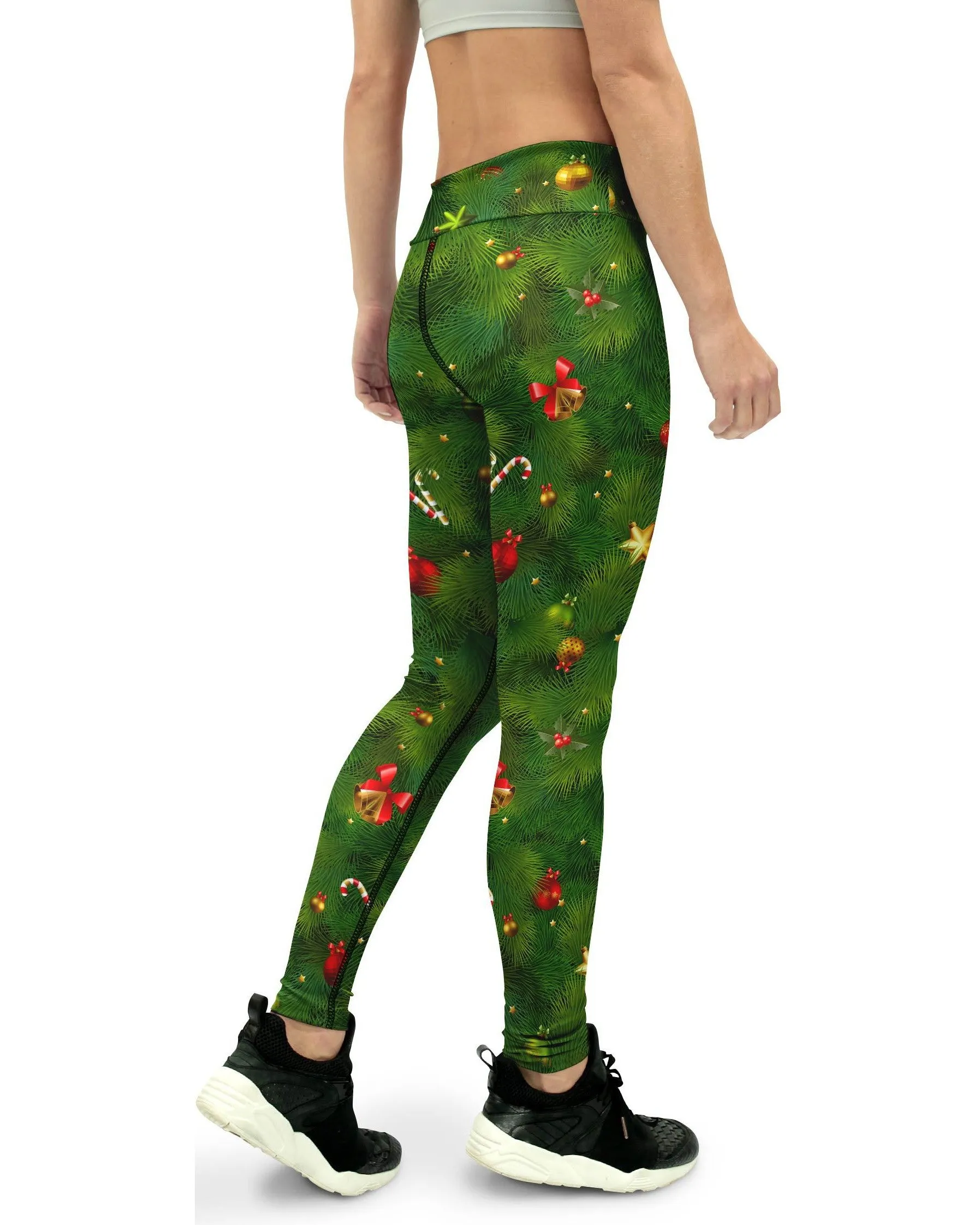 Realistic Christmas Tree Yoga Pants