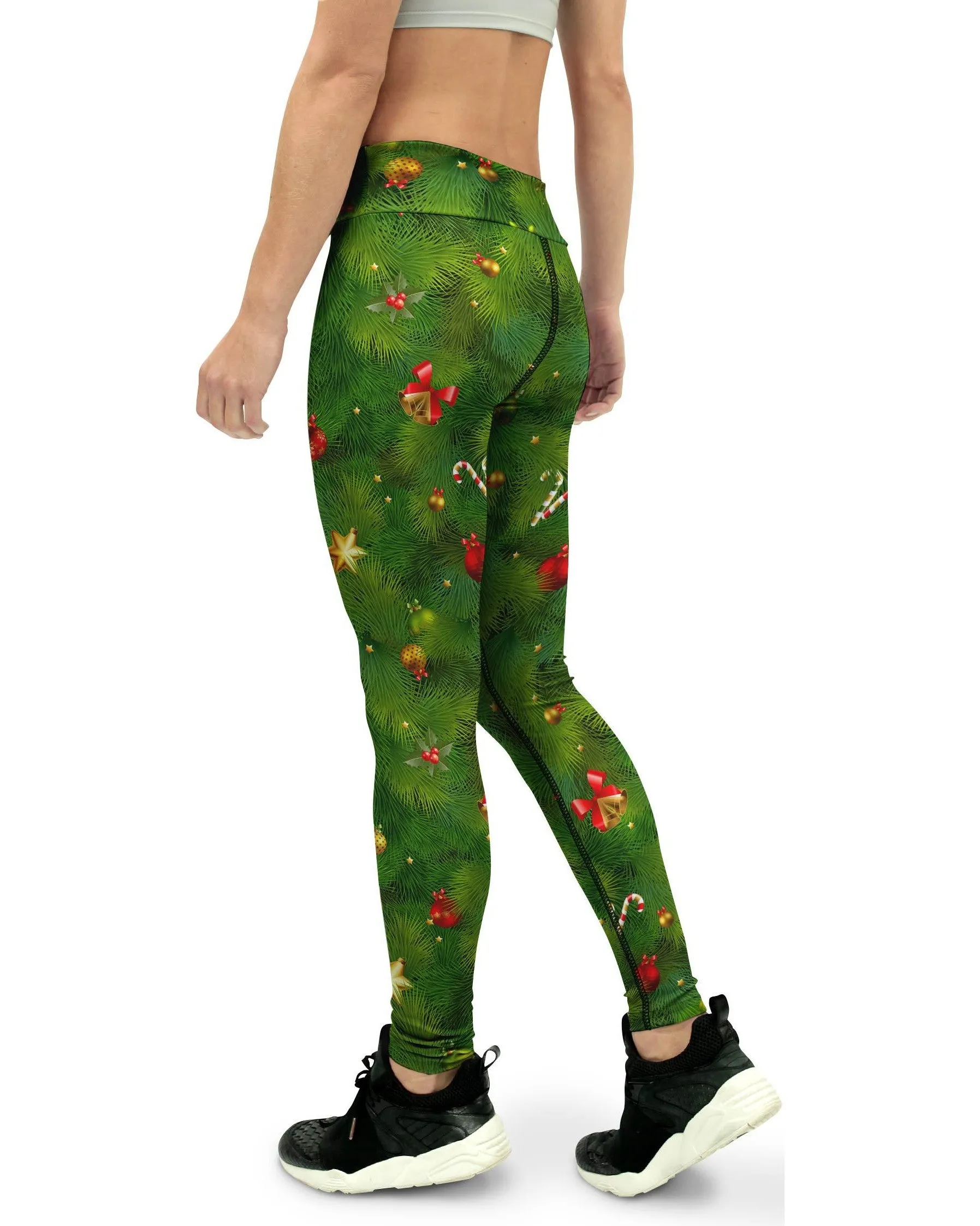 Realistic Christmas Tree Yoga Pants