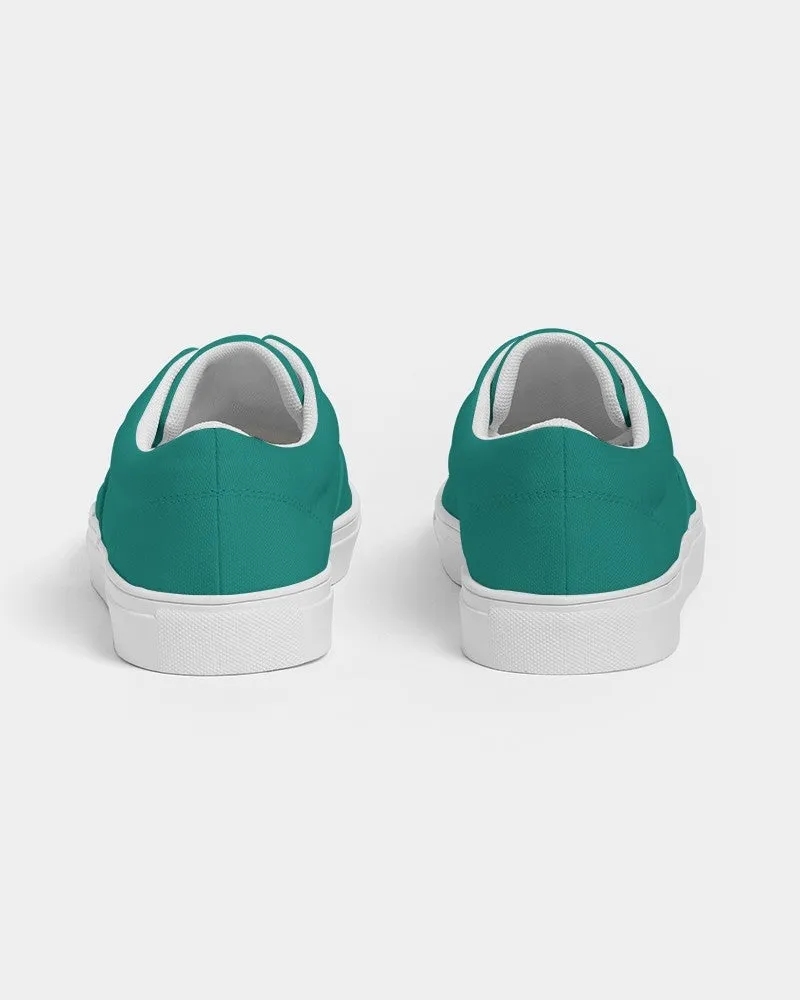 Shaded Blue-Green Canvas Sneakers | Men's | C100M0Y50K30