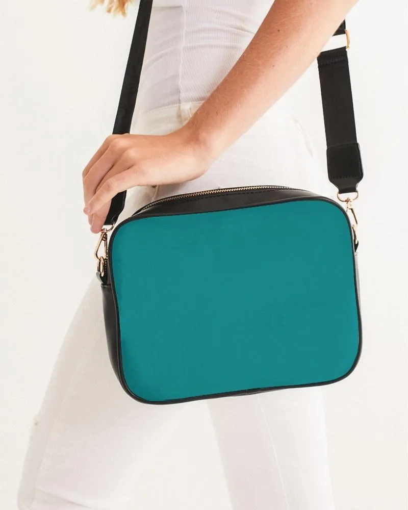 Shaded Blue-Green Crossbody Bag | C100M0Y38K30