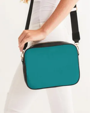 Shaded Blue-Green Crossbody Bag | C100M0Y38K30