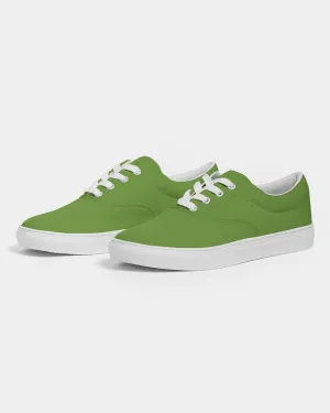 Shaded Warm Green Canvas Sneakers | Men's | C50M0Y100K30