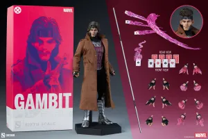 Sideshow Collectibles 1/6 Marvel Comics Gambit Deluxe Sixth Scale Figure