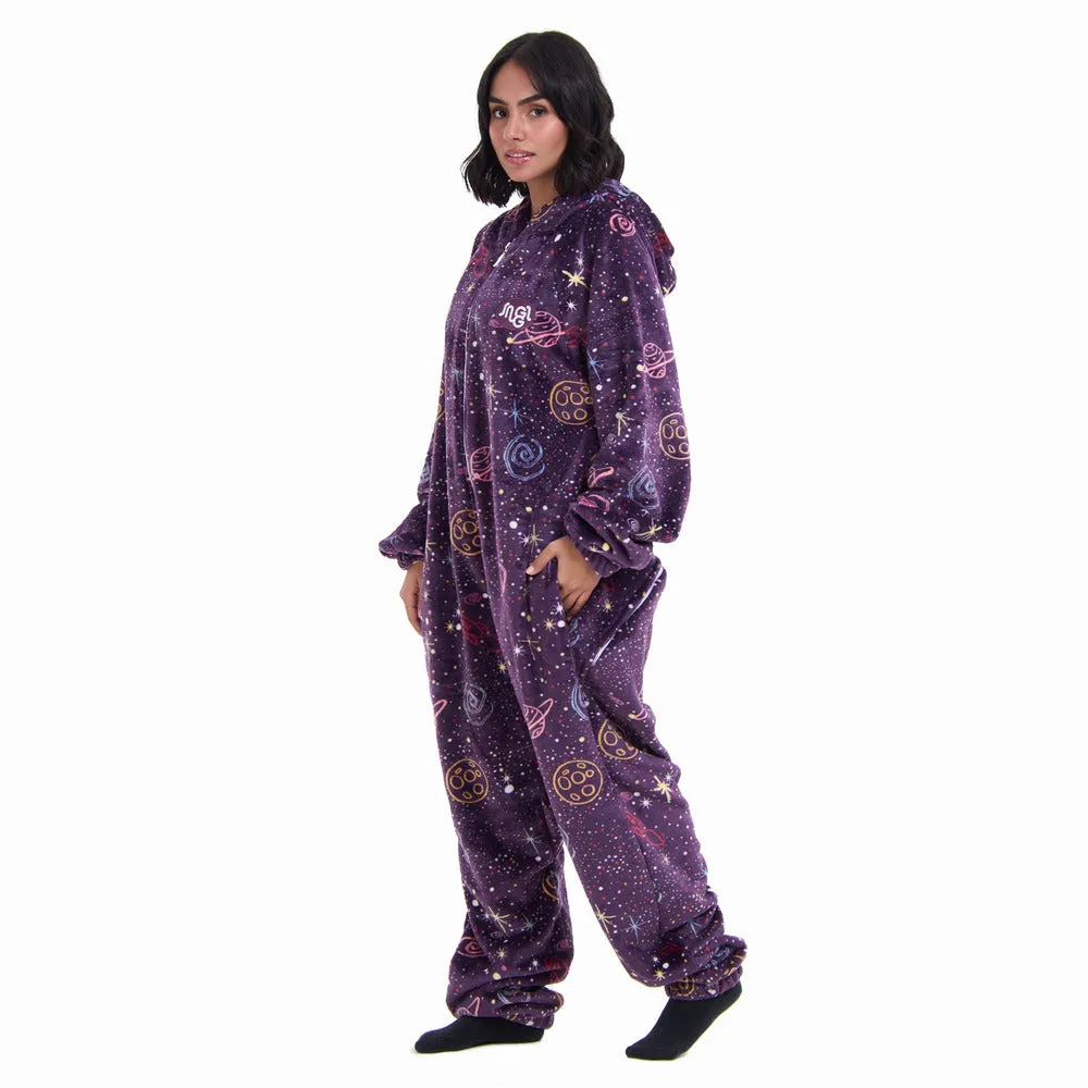 Snuggs Blanket Onesie Purple Space