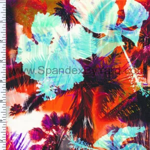 SP-NP2626 Miami Beach Nylon Spandex Digitally Wet Print