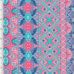 SP-NP2811 Pastle Maharaja Nylon Spandex Digitally Wet Print