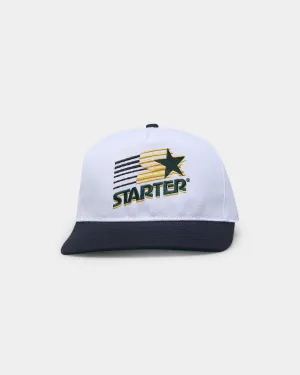 Starter Wings Two Tone Classic Pinch Snapback White/Navy