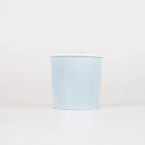 Summer Sky Blue Tumbler Cups (x 8)