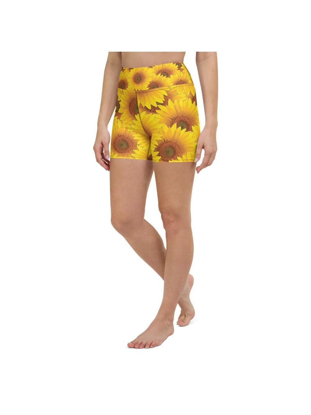 Sunflower Yoga Shorts