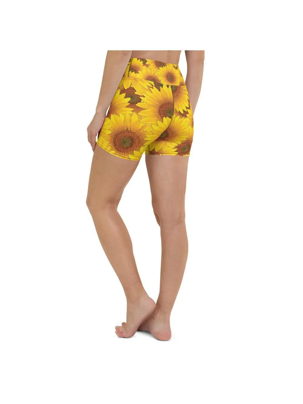 Sunflower Yoga Shorts