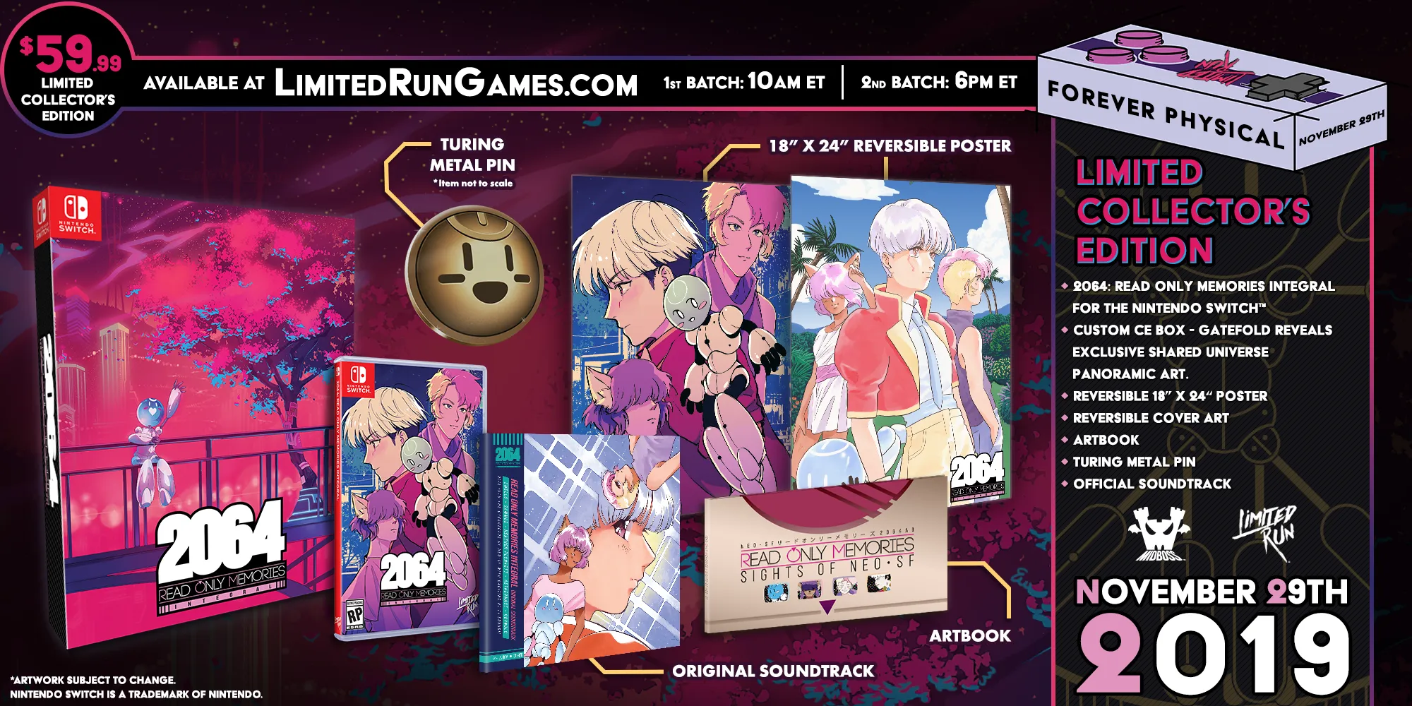 Switch Limited Run #54: 2064: Read Only Memories Collector's Edition