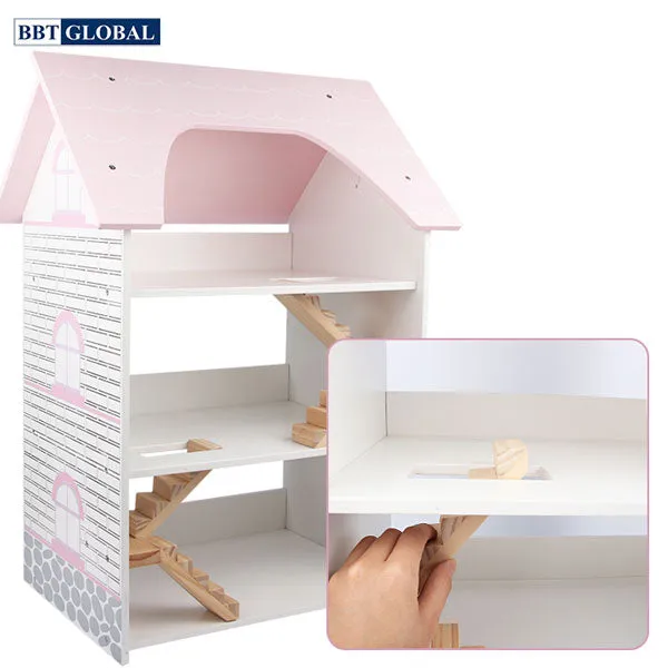 Three Story Villa Wooden Doll House