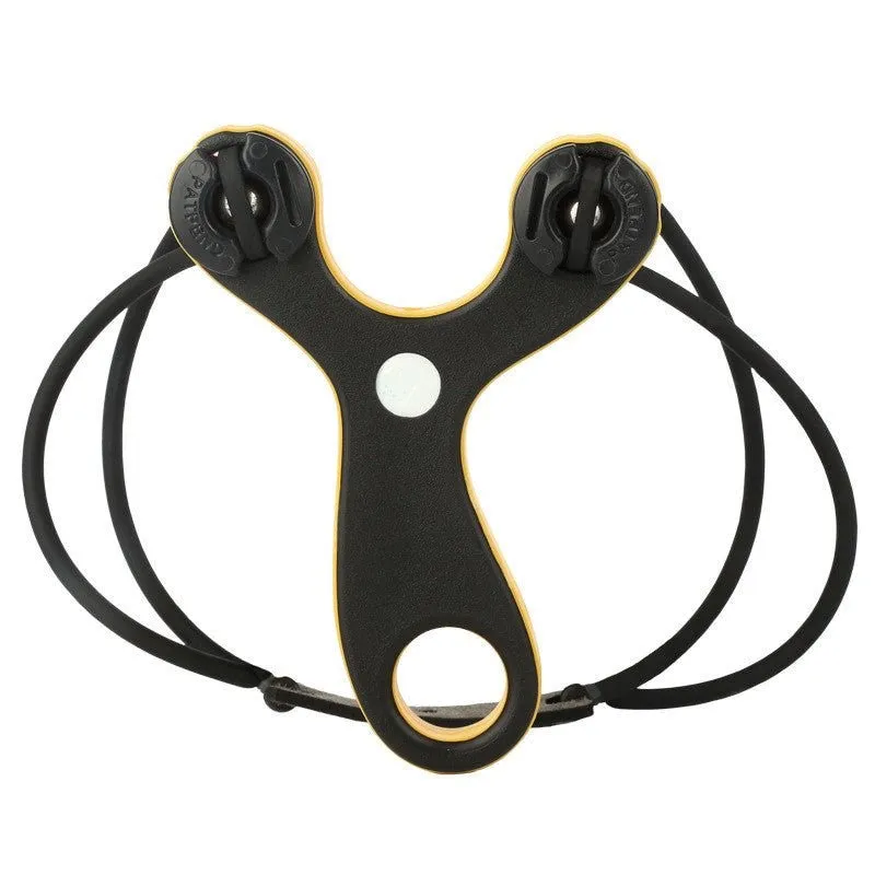 Tied-Free Card Ball Bow Round Rubber Dual-Use Slingshot