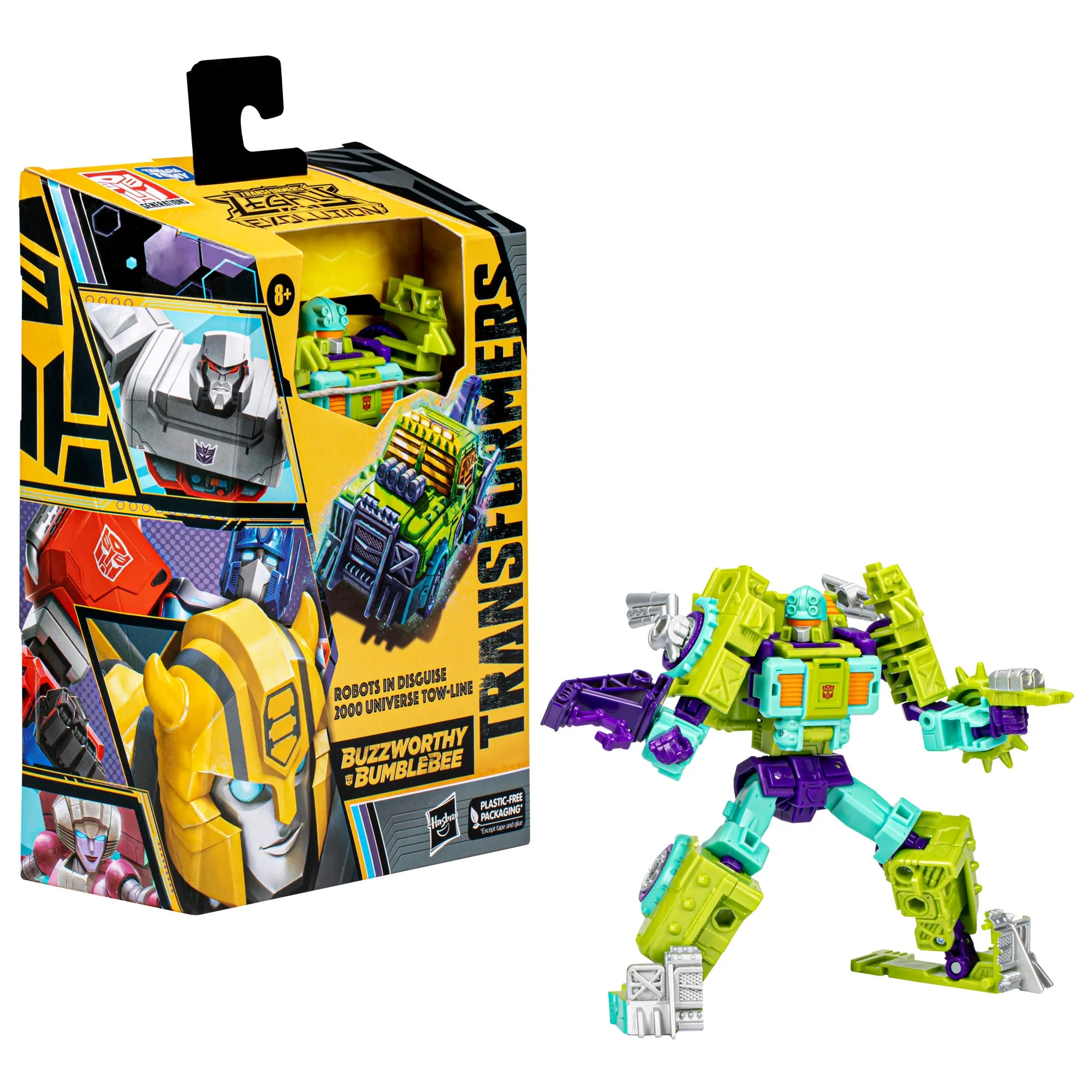 Transformers Buzzworthy Bumblebee Legacy: Evolution Robots in Disguise 2000 Universe Tow-Line