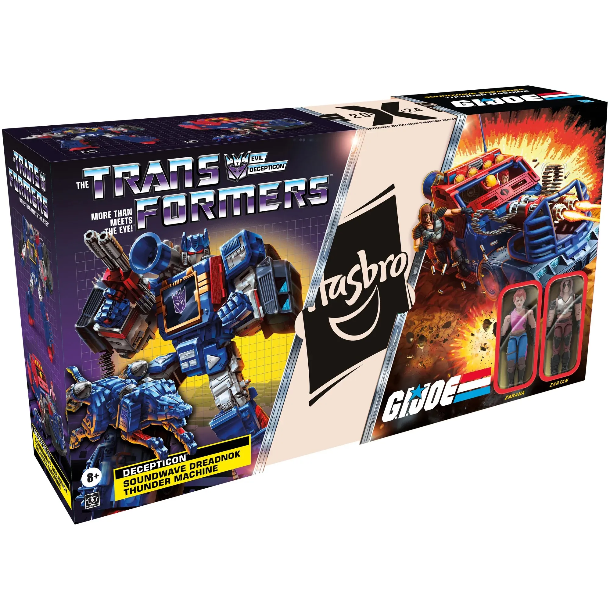 Transformers Collaborative GI Joe Mash-Up: Soundwave Dreadnok Thunder Machine, Zartan & Zarana F7138 LOW STOCK