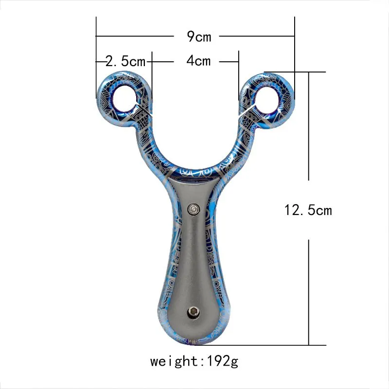 Tribal Blue High Quality Fishing Slingshot