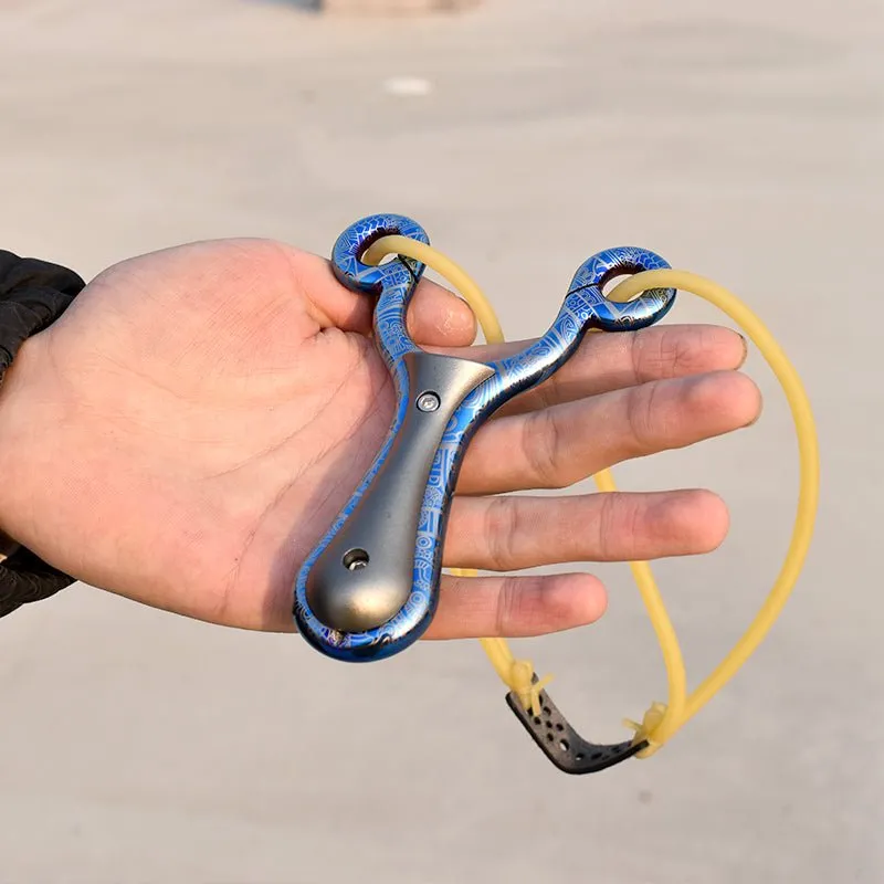 Tribal Blue High Quality Fishing Slingshot