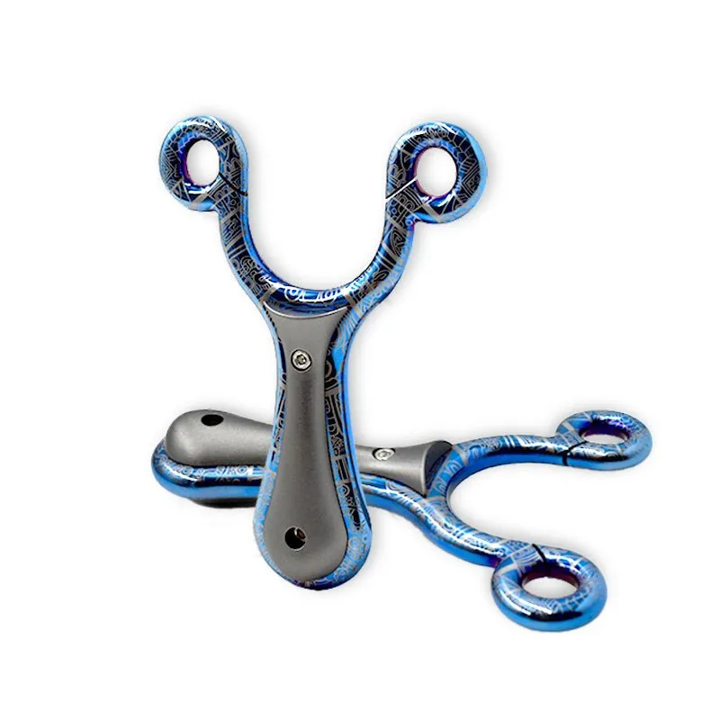 Tribal Blue High Quality Fishing Slingshot