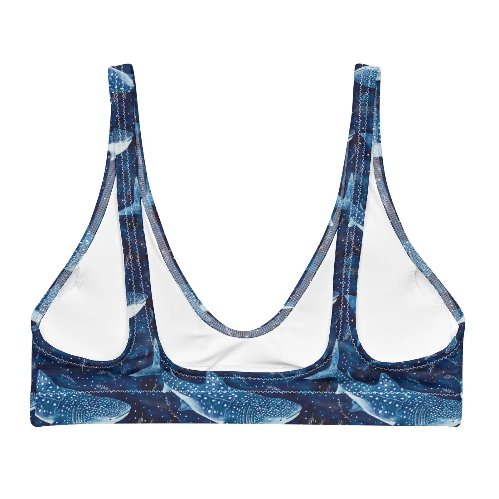 Whale Shark Dream Eco Bikini Top