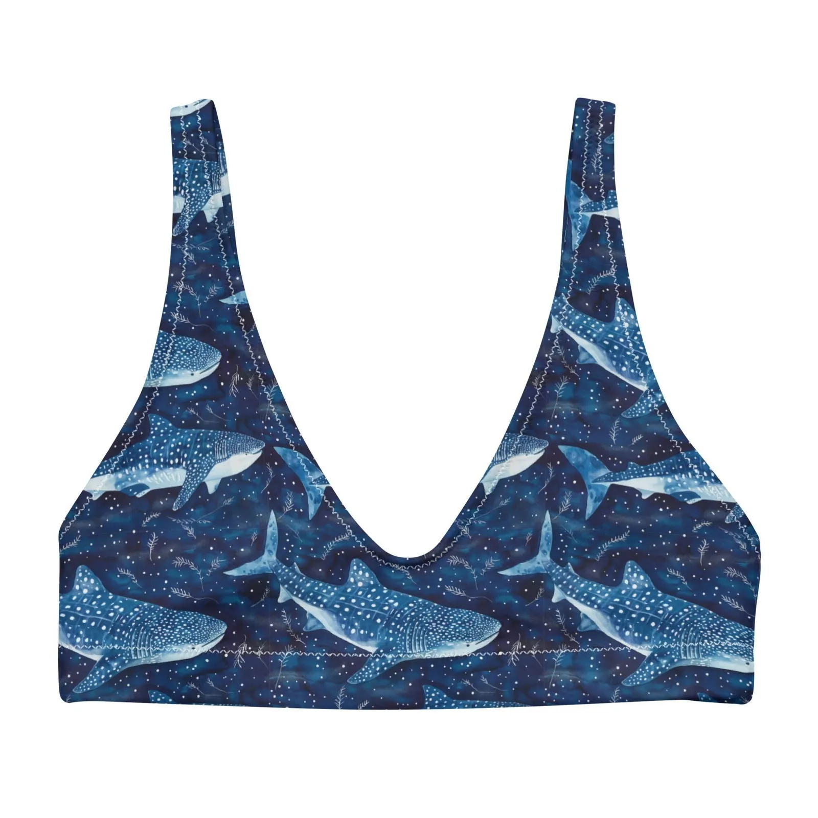 Whale Shark Dream Eco Bikini Top