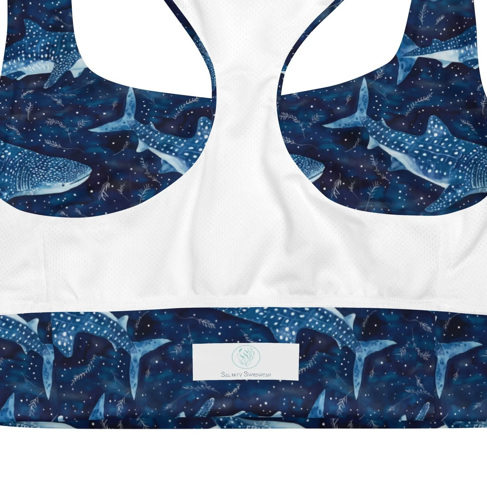 Whale Shark Dream Eco Sports Bra Top