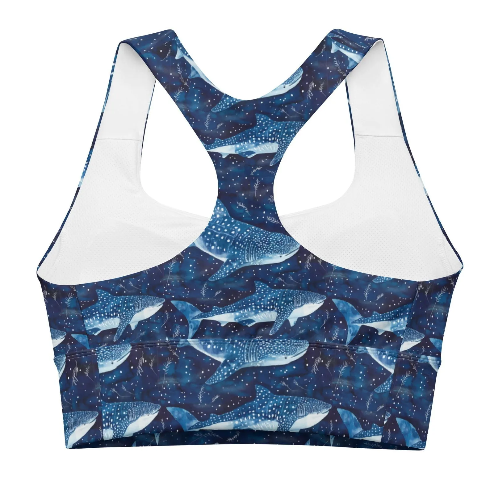 Whale Shark Dream Eco Sports Bra Top