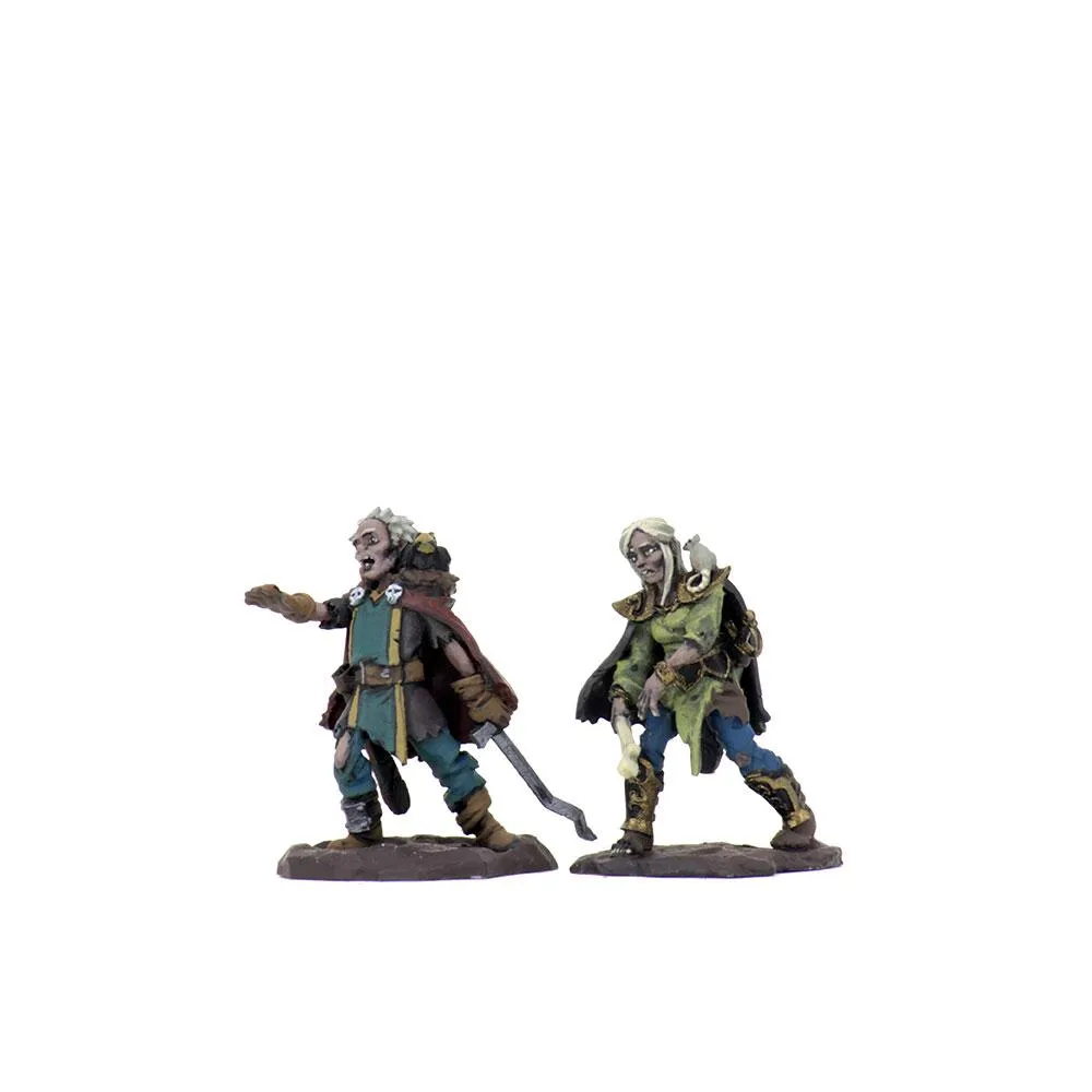 WizKids Wardlings Painted RPG Figures: Zombie (Male) & Zombie (Female)