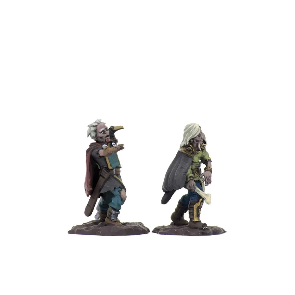 WizKids Wardlings Painted RPG Figures: Zombie (Male) & Zombie (Female)