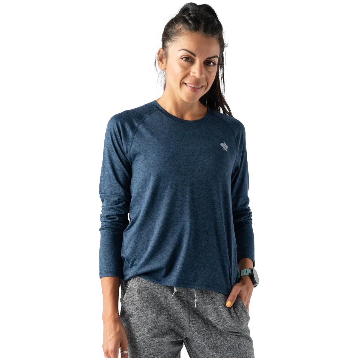 Women's EZ Tee Long Sleeve Cropped