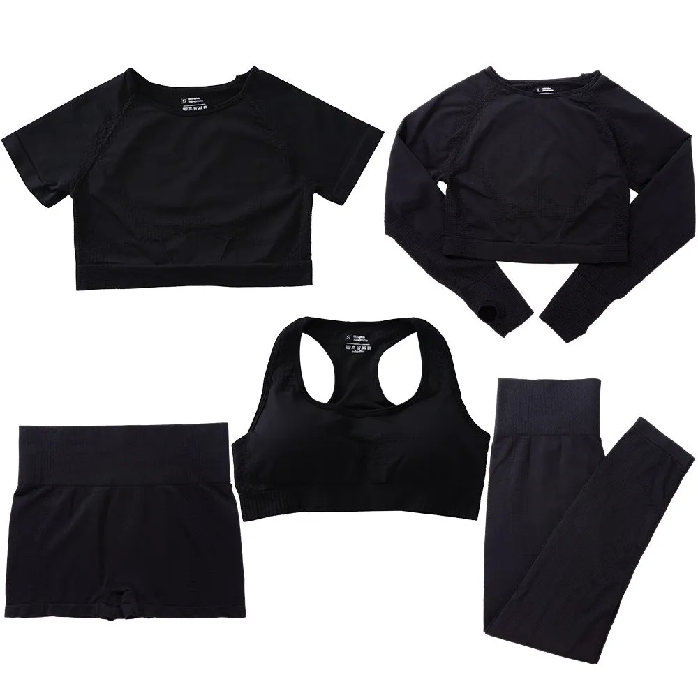 Yoga Clothing Suit 5-Piece Set