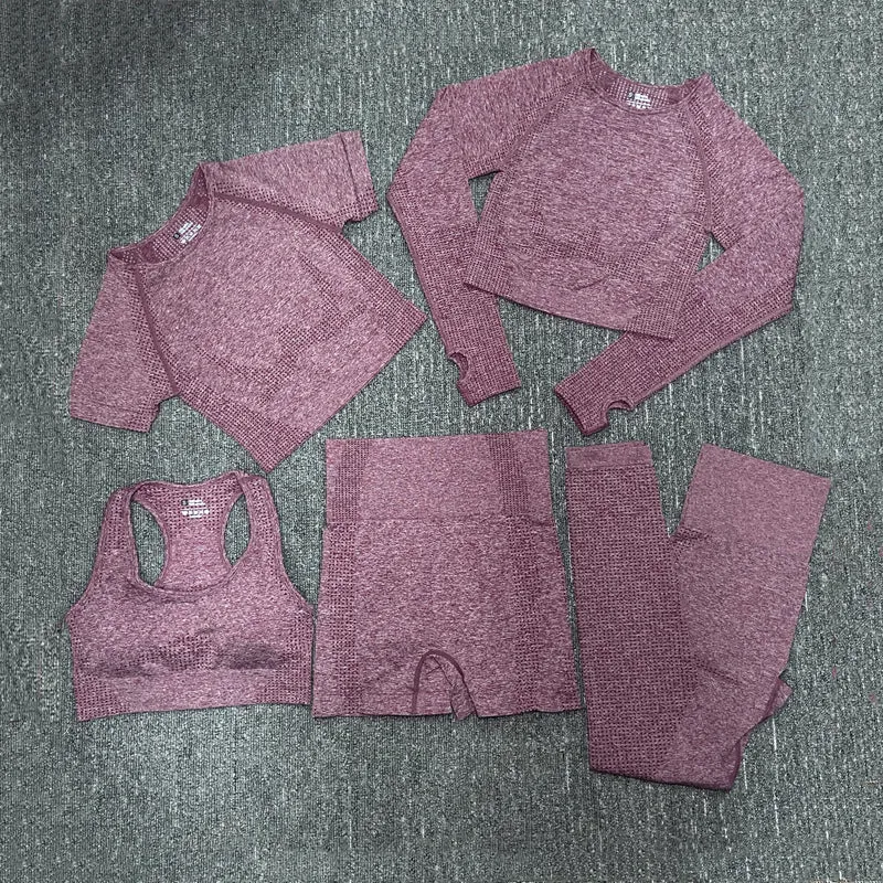 Yoga Clothing Suit 5-Piece Set