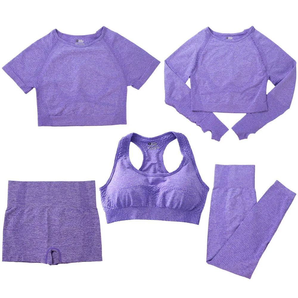 Yoga Clothing Suit 5-Piece Set