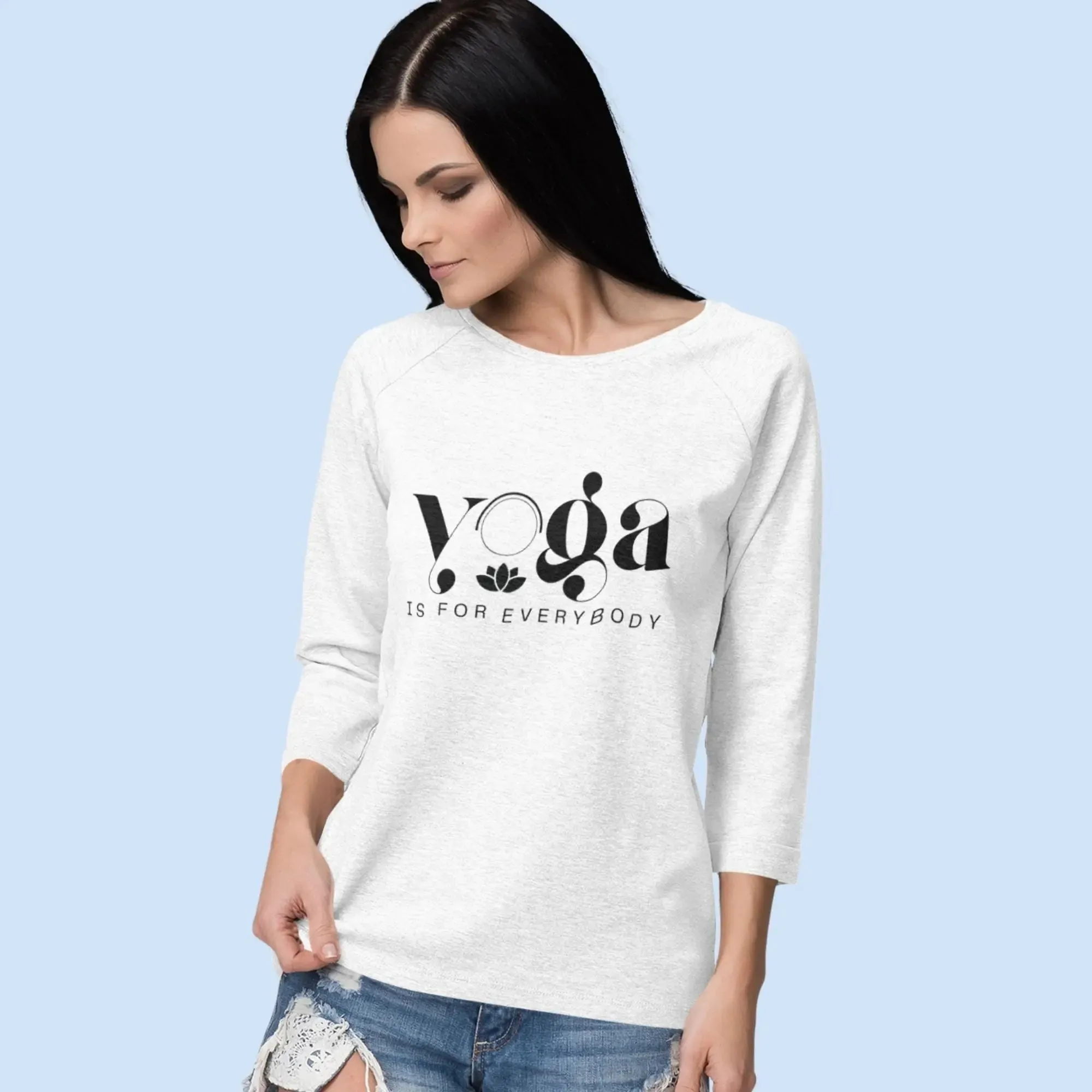 Yoga ir for Everybody Women’s 3/4th Sleeve T-Shirt