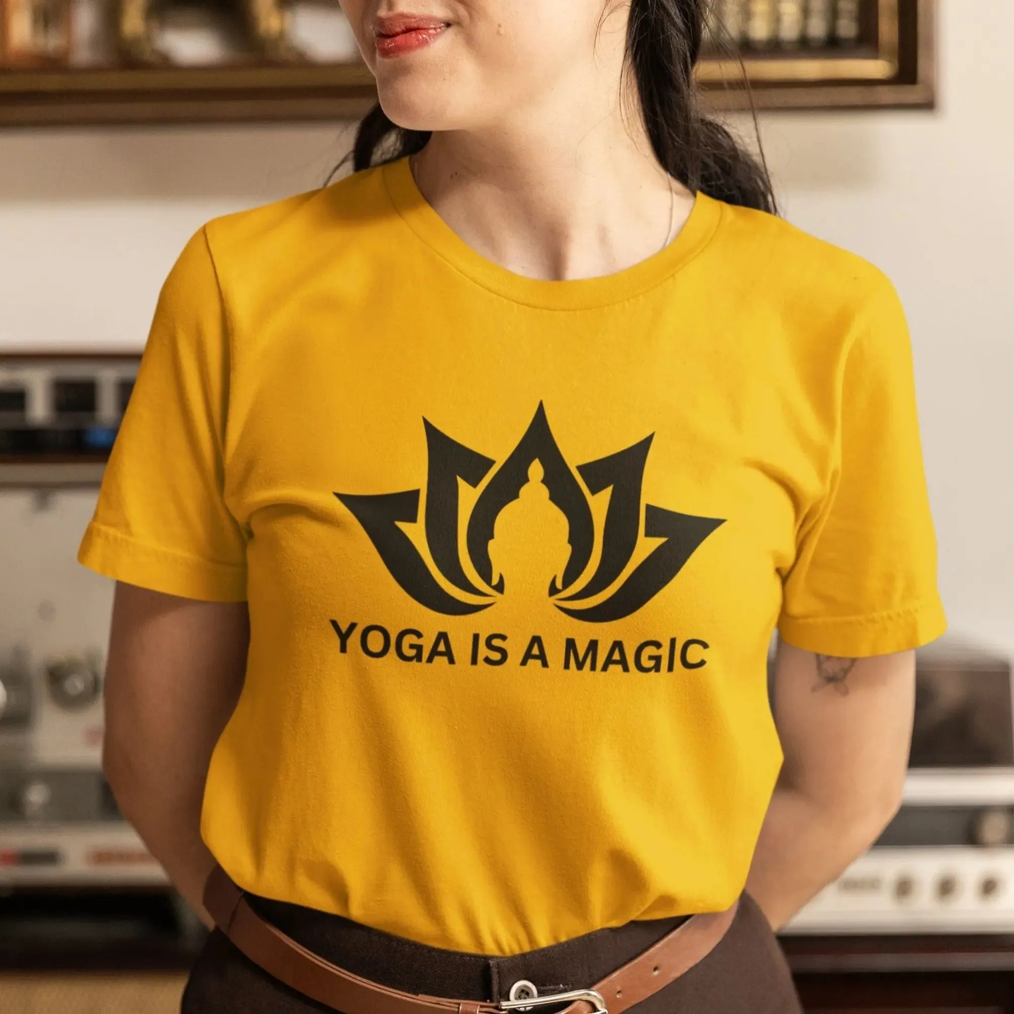 Yoga is a Magic Round Neck Half Sleeve Classic T-Shirt