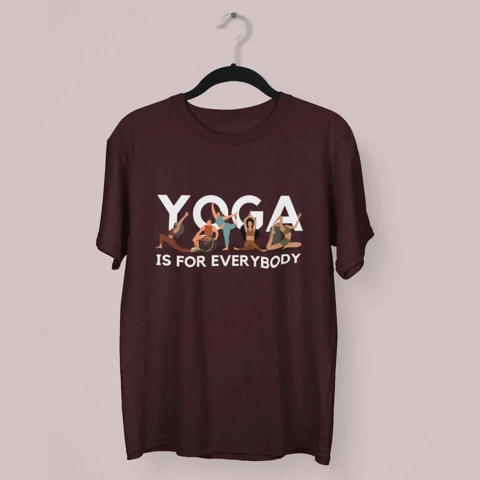 Yoga is for Everybody Round Neck Half Sleeve Classic T-Shirt