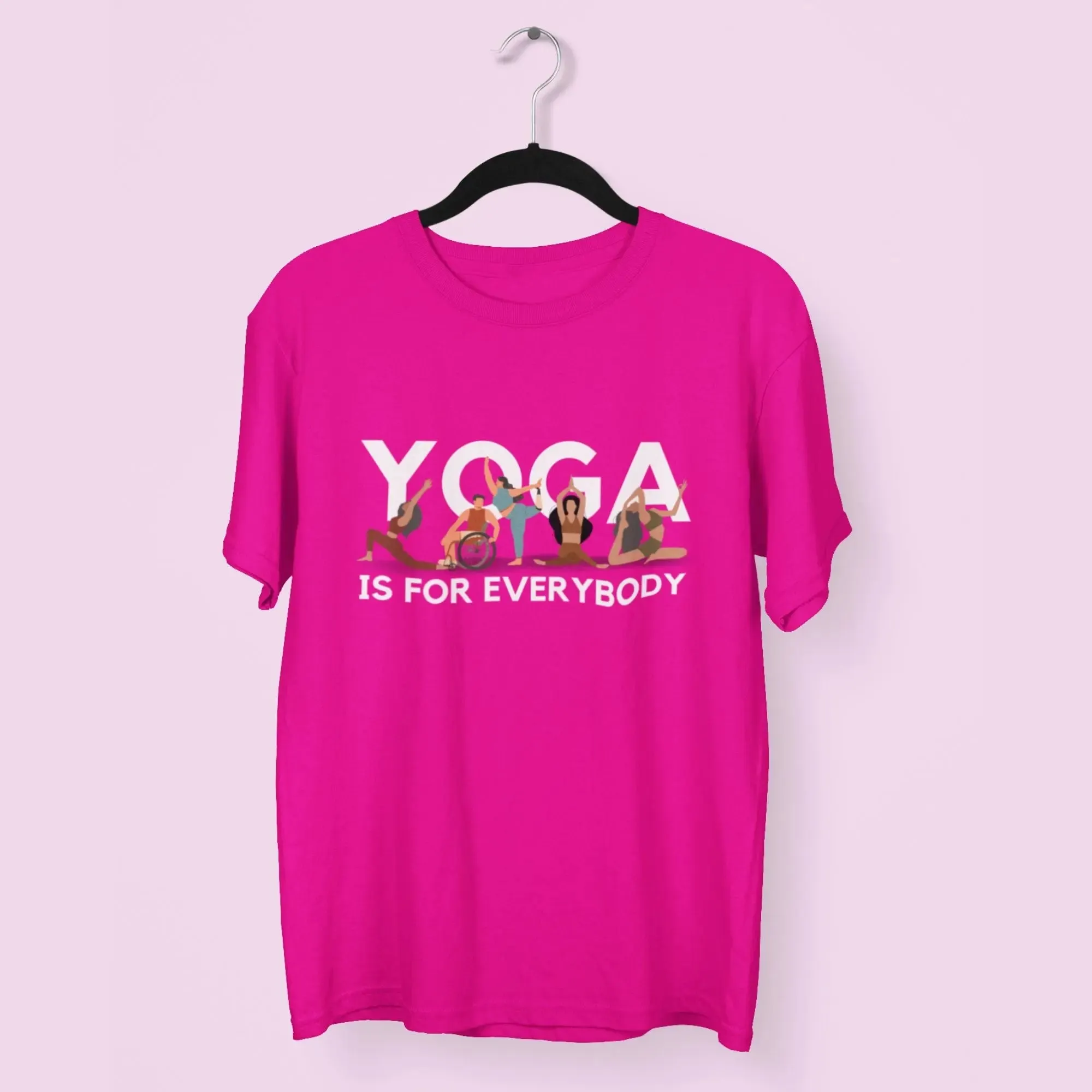 Yoga is for Everybody Round Neck Half Sleeve Classic T-Shirt